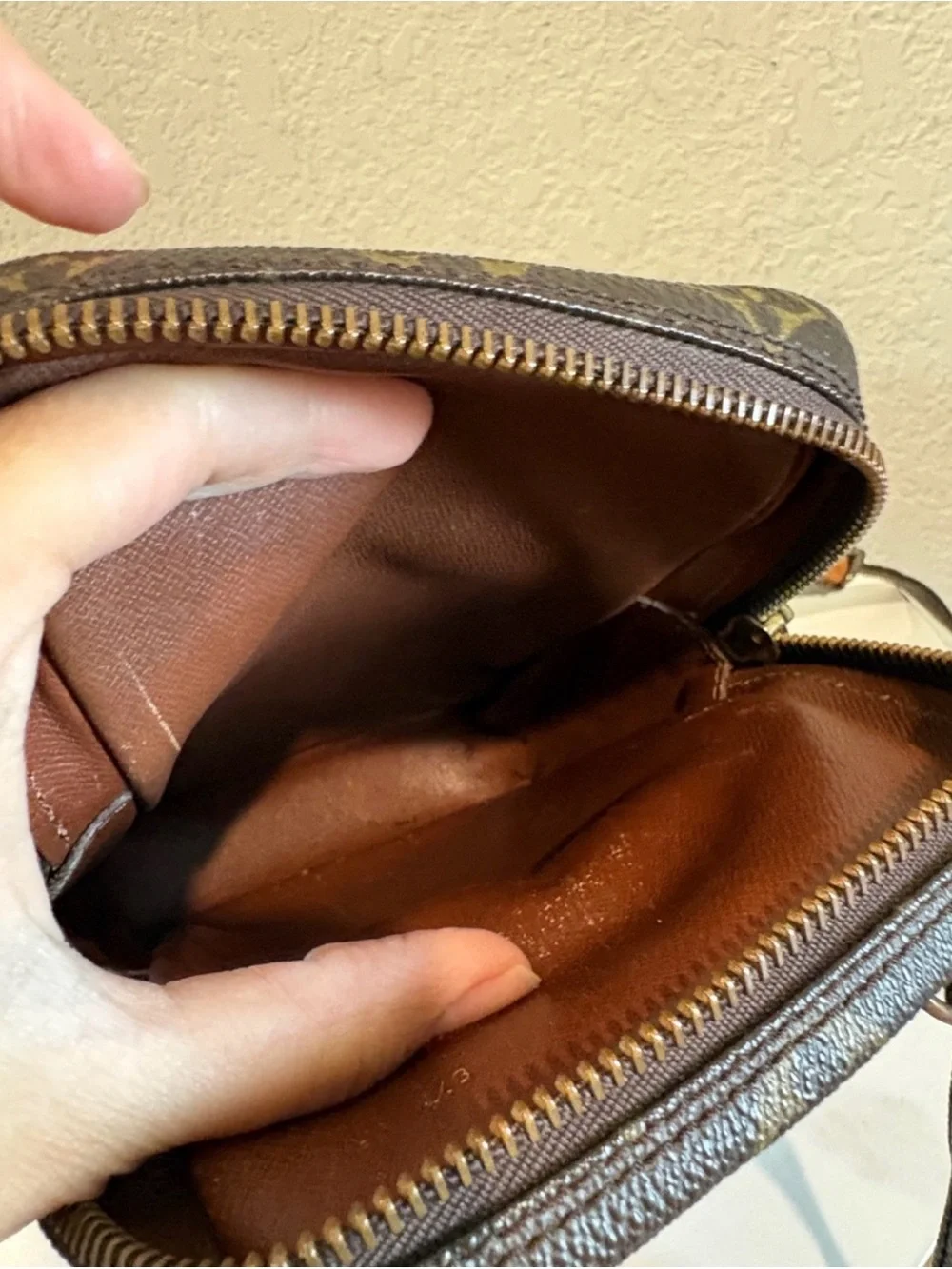 Louis Vuitton 872TH Mini Amazon Brown Monogram LV Shoulder Bag